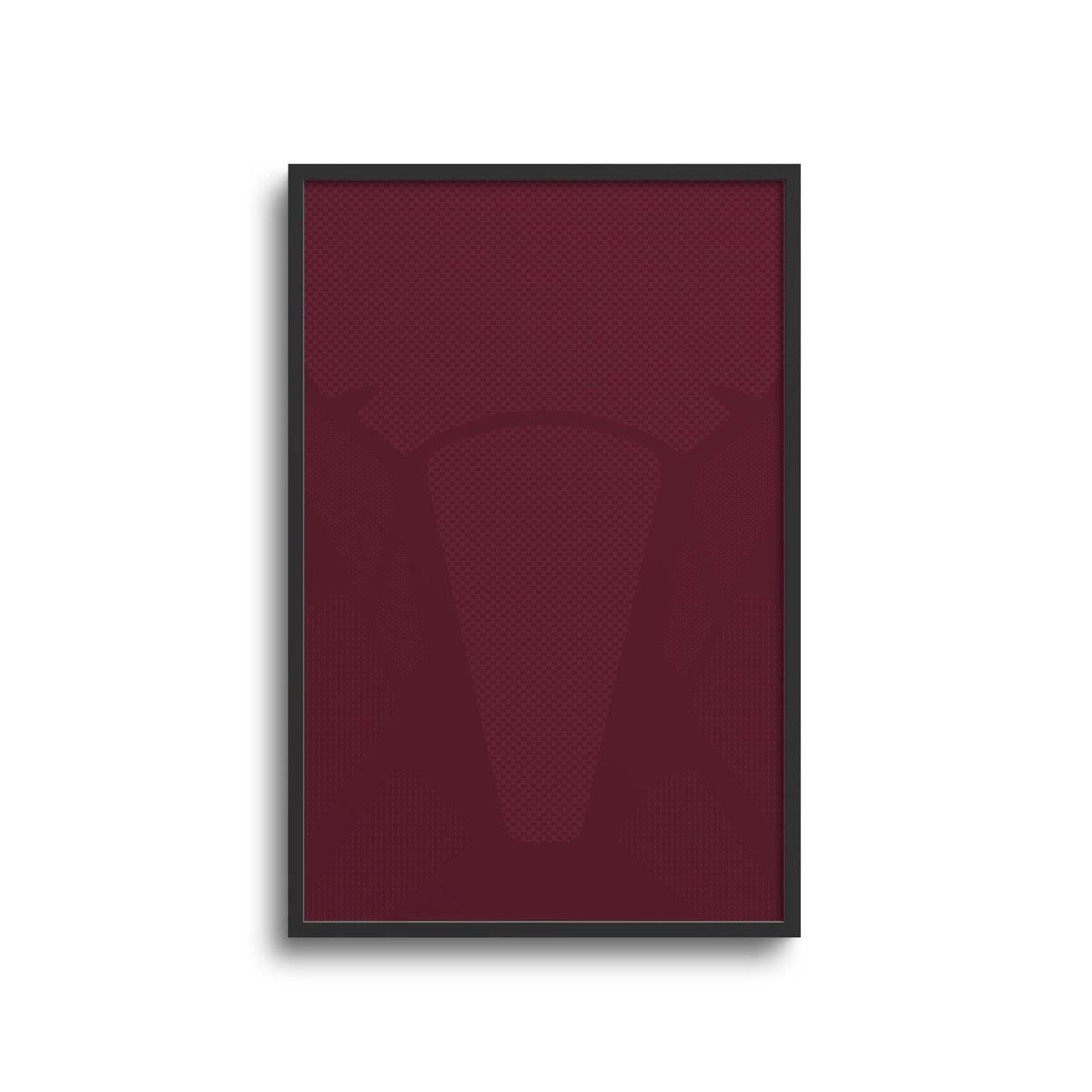 Print with the Aston Villa 2026-27 Home football shirt design by RIPA Football