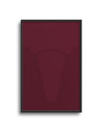 Print with the Aston Villa 2026-27 Home football shirt design by RIPA Football