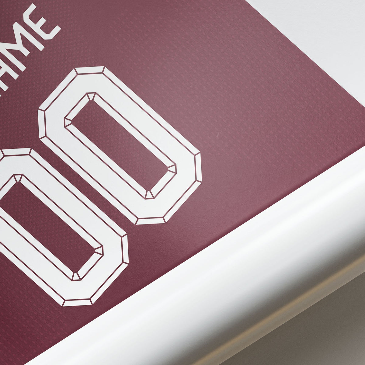 Print with the Aston Villa 2026-27 Home football shirt design by RIPA Football