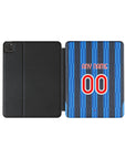 iPad case with the Atalanta 2026-27 Home football shirt design by RIPA Football