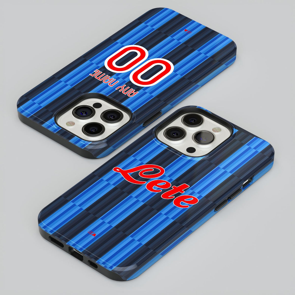 Phone case with the Atalanta 2026-27 Home football shirt design by RIPA Football