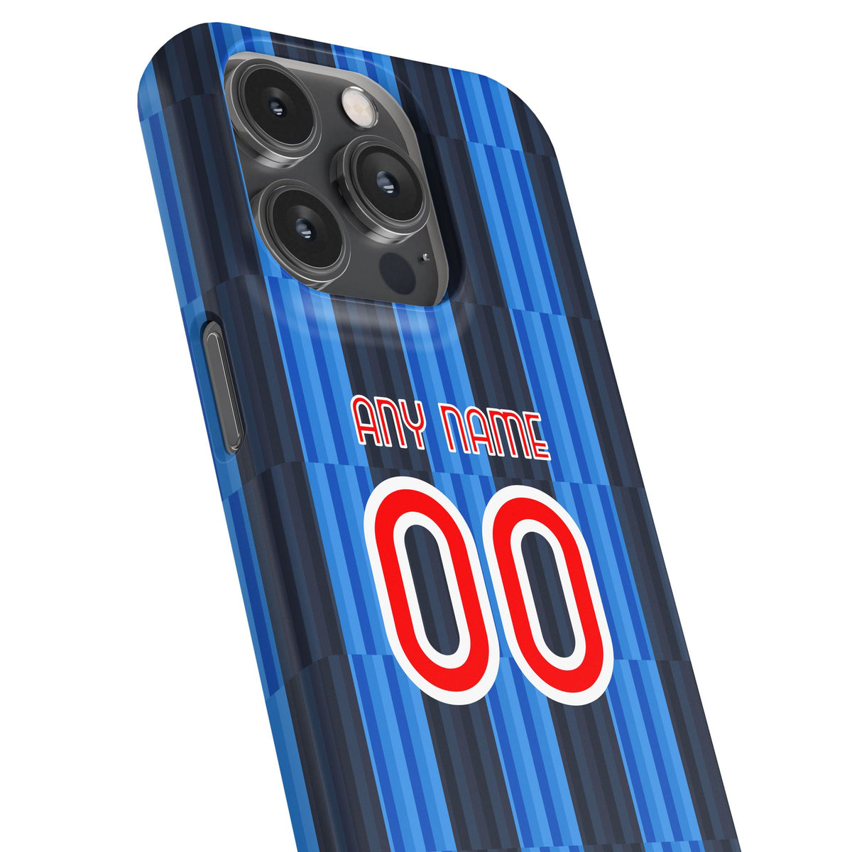Phone case with the Atalanta 2026-27 Home football shirt design by RIPA Football