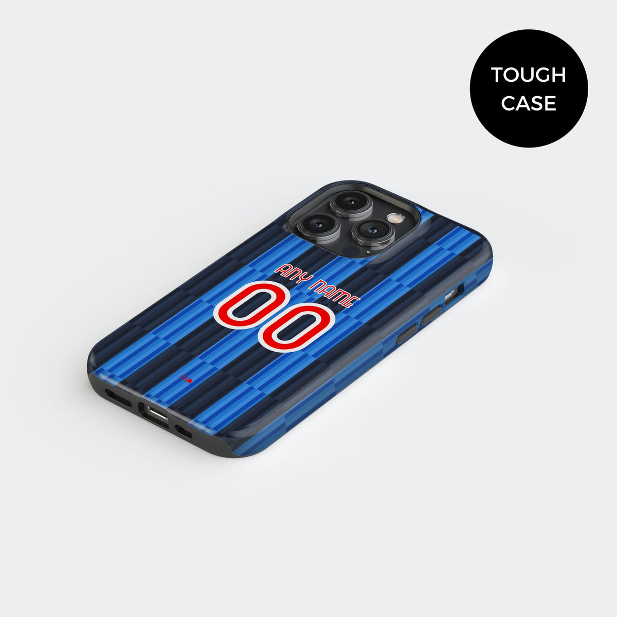 Phone case with the Atalanta 2026-27 Home football shirt design by RIPA Football