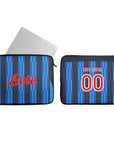 Laptop sleeve with the Atalanta 2026-27 Home football shirt design by RIPA Football