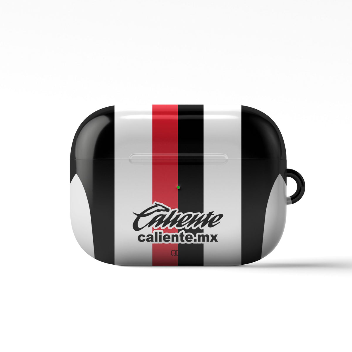 AirPods case with the Atlas 2026-27 Away football shirt design by RIPA Football