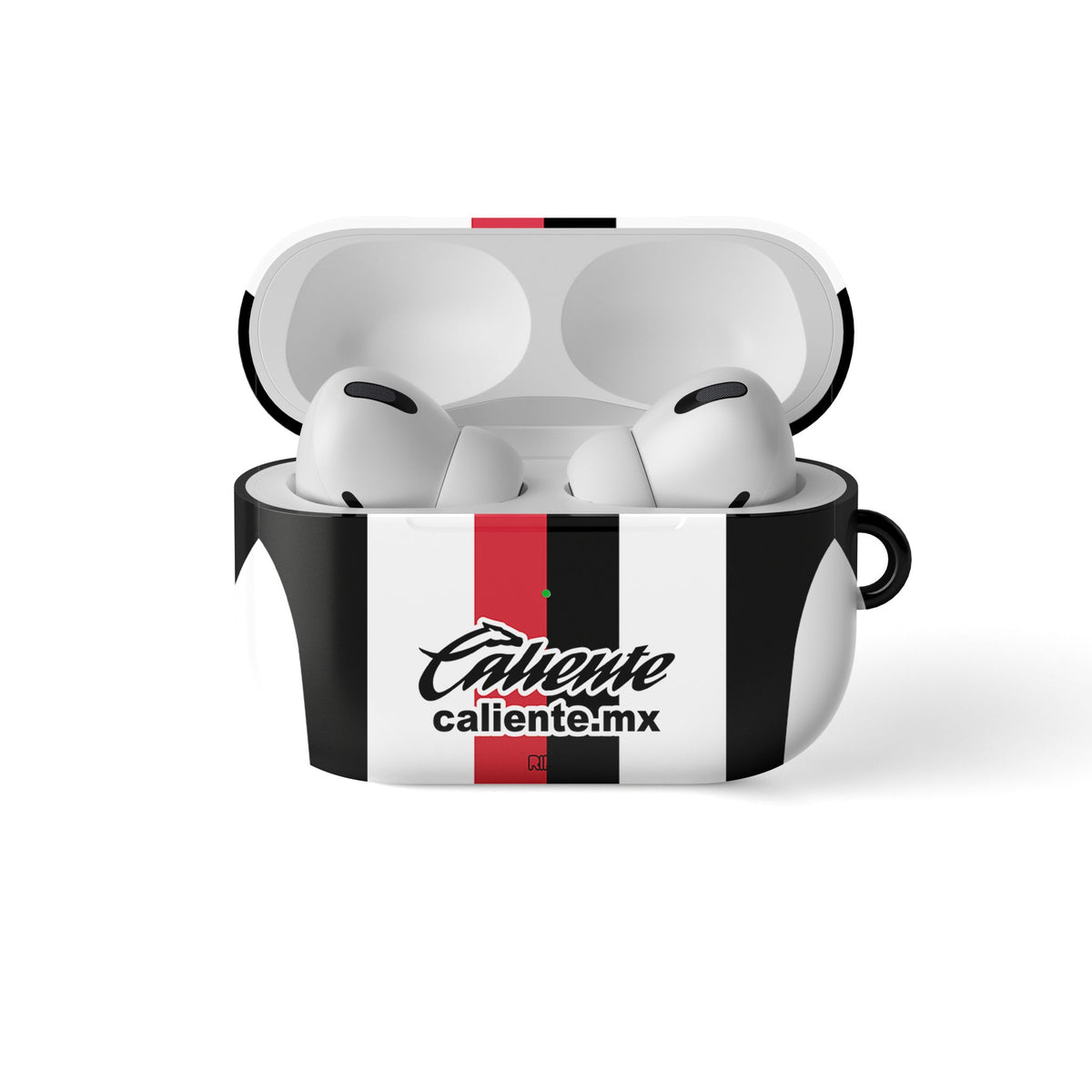 AirPods case with the Atlas 2026-27 Away football shirt design by RIPA Football