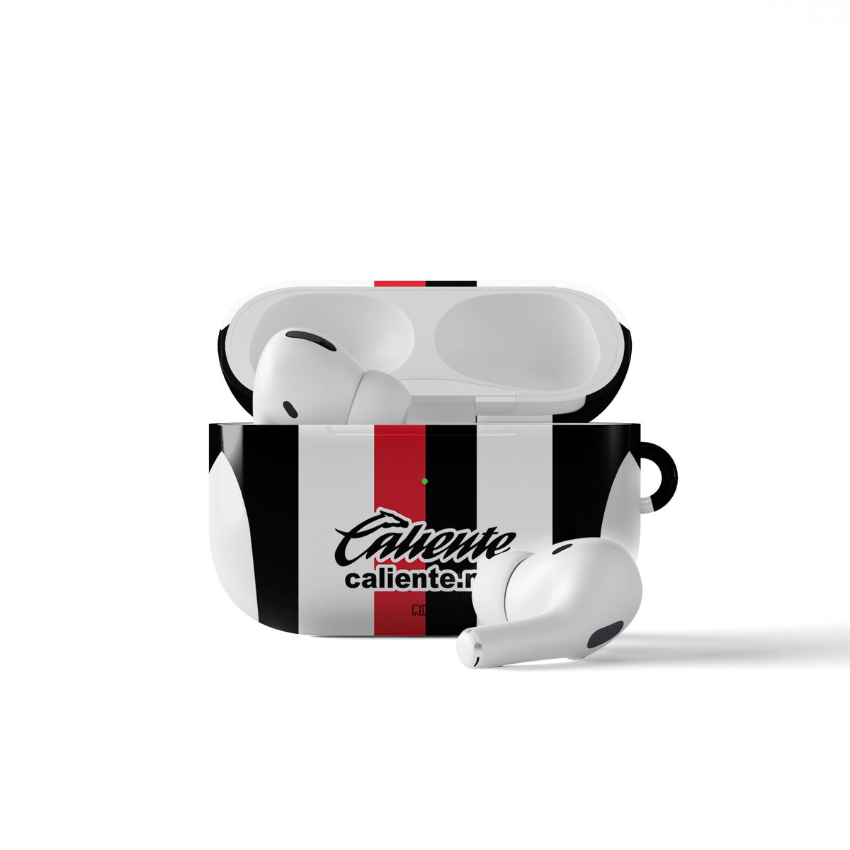 AirPods case with the Atlas 2026-27 Away football shirt design by RIPA Football