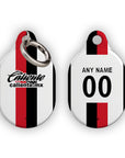 AirTag holder with the Atlas 2026-27 Away football shirt design by RIPA Football