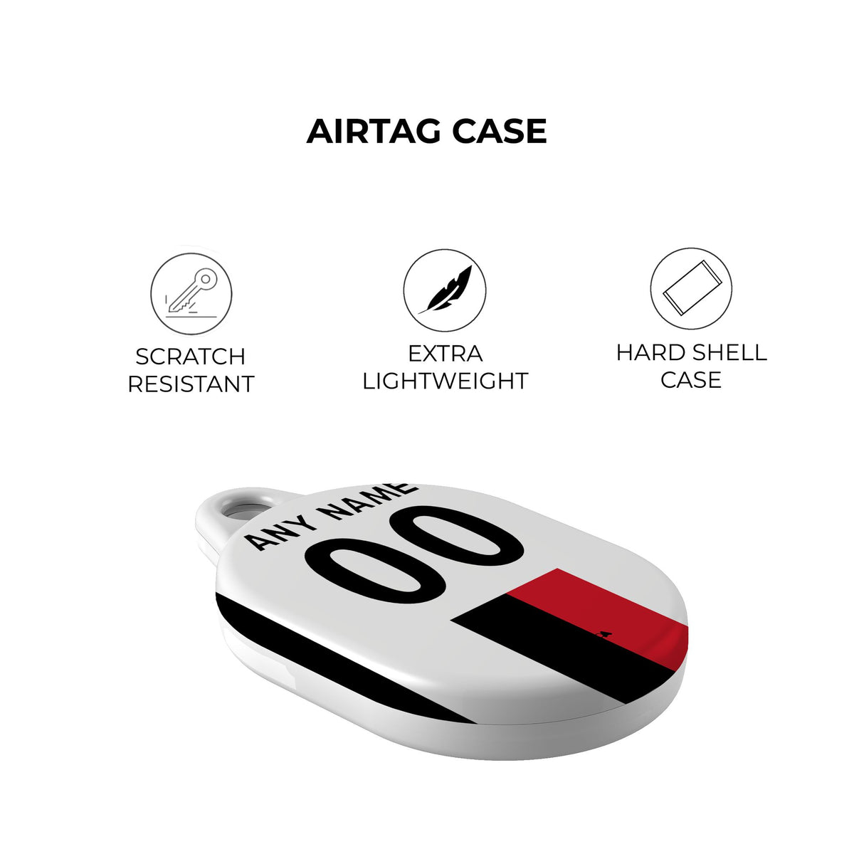 AirTag holder with the Atlas 2026-27 Away football shirt design by RIPA Football