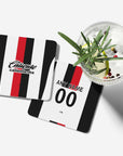 Coaster with the Atlas 2026-27 Away football shirt design by RIPA Football