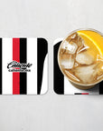 Coaster with the Atlas 2026-27 Away football shirt design by RIPA Football