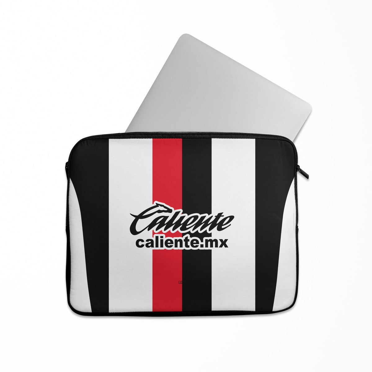 Laptop sleeve with the Atlas 2026-27 Away football shirt design by RIPA Football