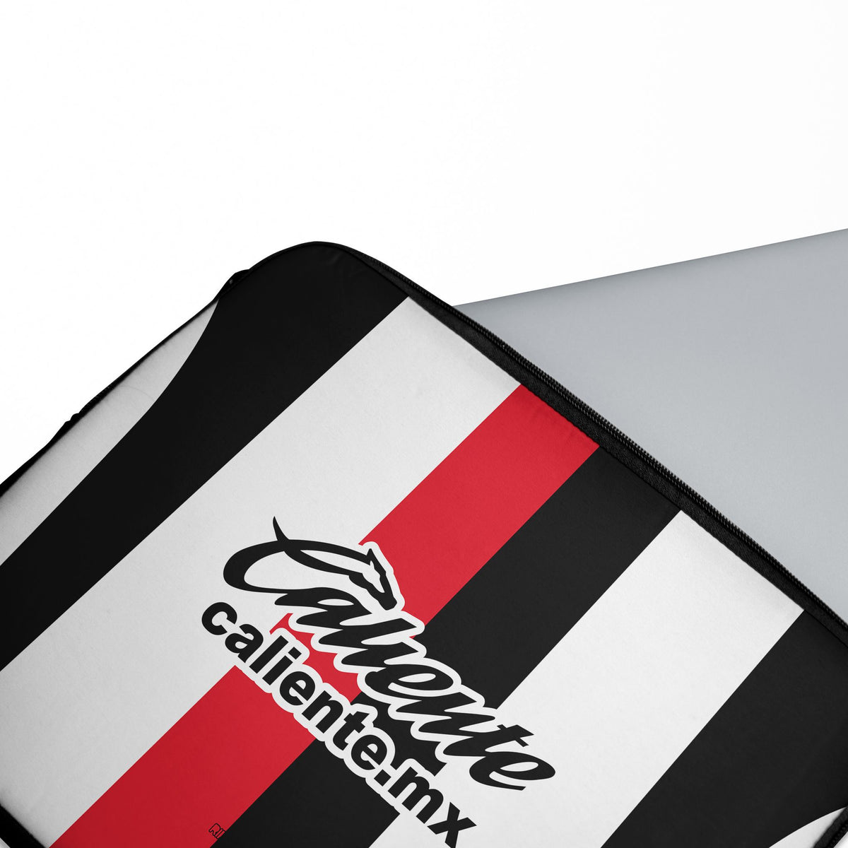 Laptop sleeve with the Atlas 2026-27 Away football shirt design by RIPA Football
