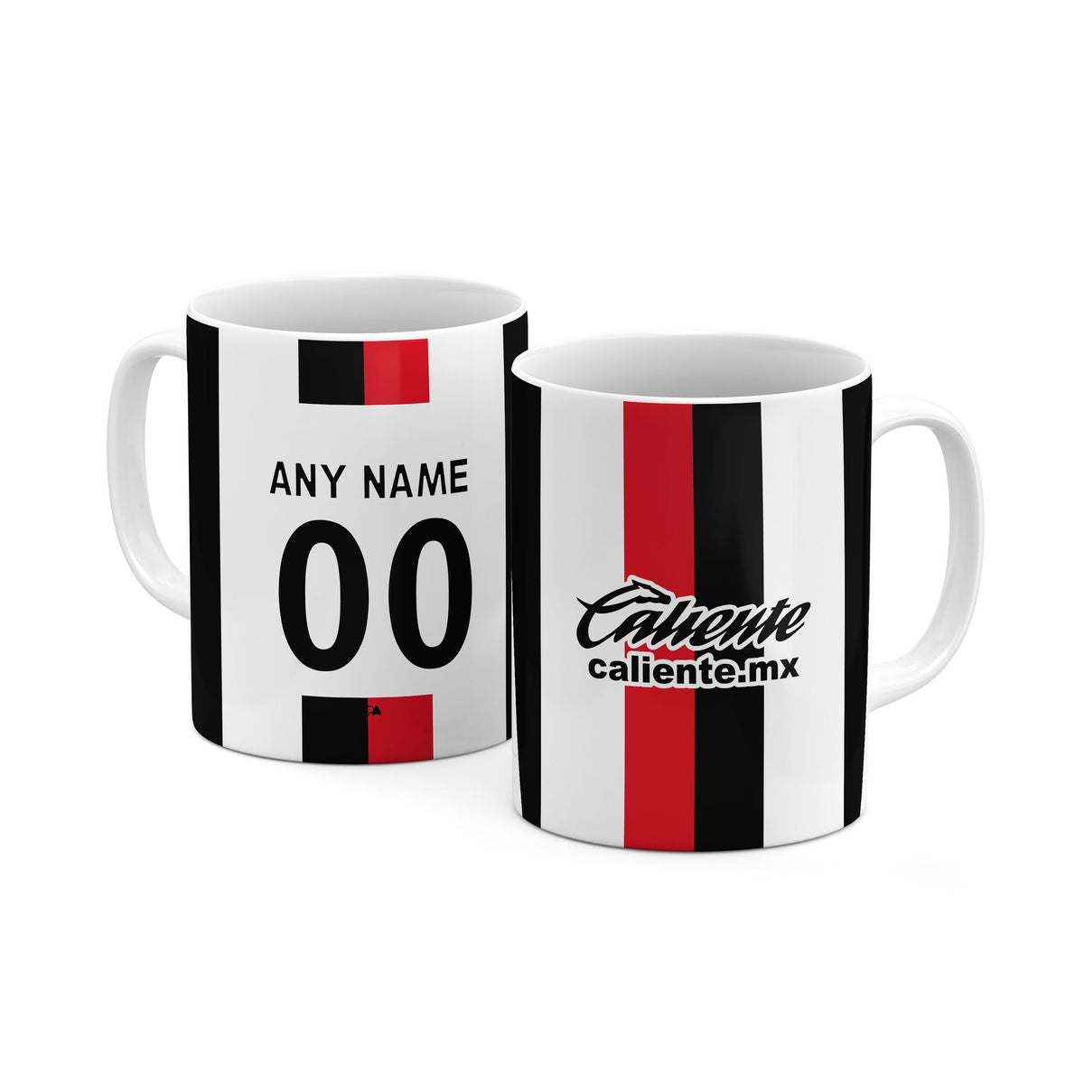 Mug with the Atlas 2026-27 Away football shirt design by RIPA Football