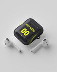 AirPods case with the Atlético Madrid 2026-27 Away football shirt design by RIPA Football