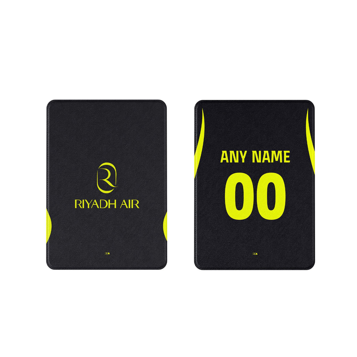 iPad case with the Atlético Madrid 2026-27 Away football shirt design by RIPA Football
