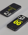 Phone case with the Atlético Madrid 2026-27 Away football shirt design by RIPA Football