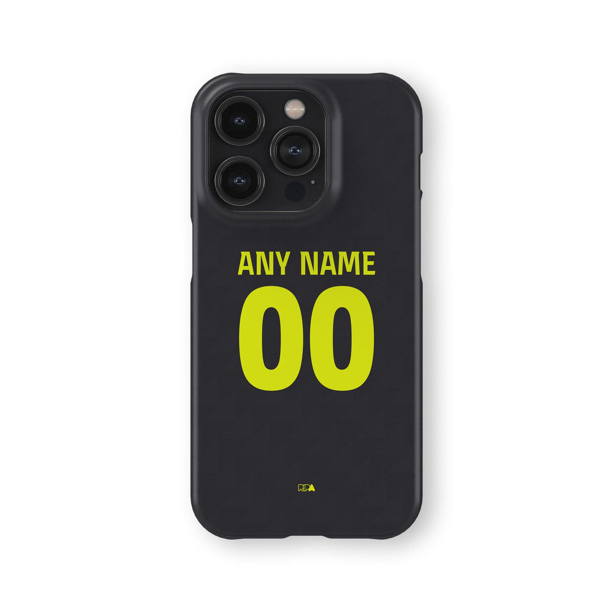 Phone case with the Atlético Madrid 2026-27 Away football shirt design by RIPA Football