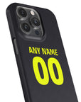 Phone case with the Atlético Madrid 2026-27 Away football shirt design by RIPA Football