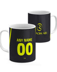 Mug with the Atlético Madrid 2026-27 Away football shirt design by RIPA Football