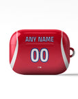 AirPods case with the Atlético Madrid 2026-27 Home football shirt design by RIPA Football