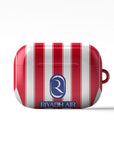 AirPods case with the Atlético Madrid 2026-27 Home football shirt design by RIPA Football