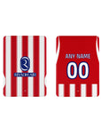 iPad case with the Atlético Madrid 2026-27 Home football shirt design by RIPA Football