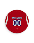 Mouse pad with the Atlético Madrid 2026-27 Home football shirt design by RIPA Football