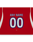 Mouse pad with the Atlético Madrid 2026-27 Home football shirt design by RIPA Football