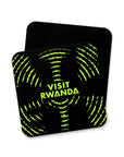 Coaster with the Atlético Madrid 2026-27 Prematch football shirt design by RIPA Football