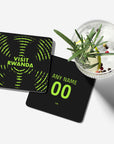 Coaster with the Atlético Madrid 2026-27 Prematch football shirt design by RIPA Football