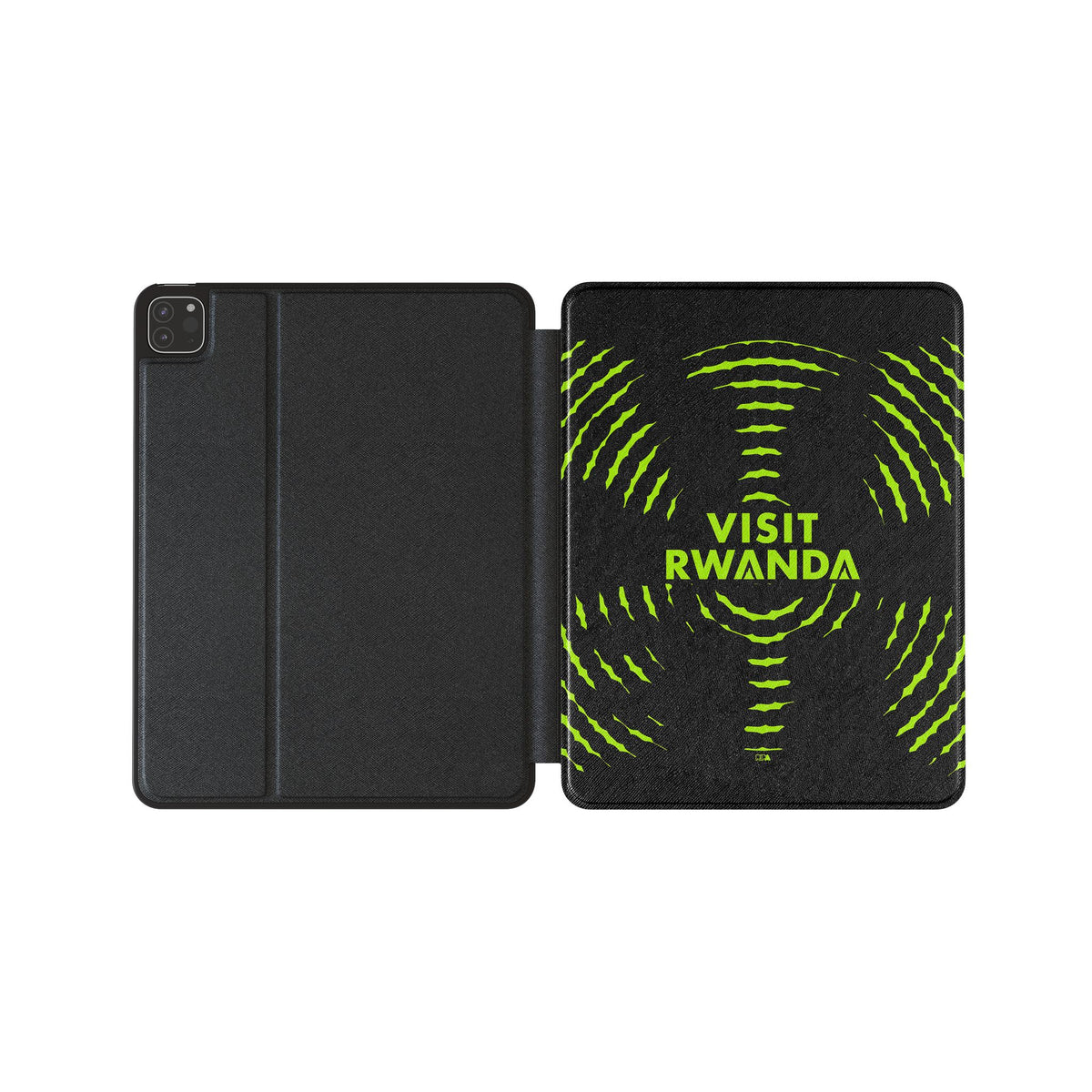 iPad case with the Atlético Madrid 2026-27 Prematch football shirt design by RIPA Football