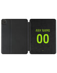 iPad case with the Atlético Madrid 2026-27 Prematch football shirt design by RIPA Football