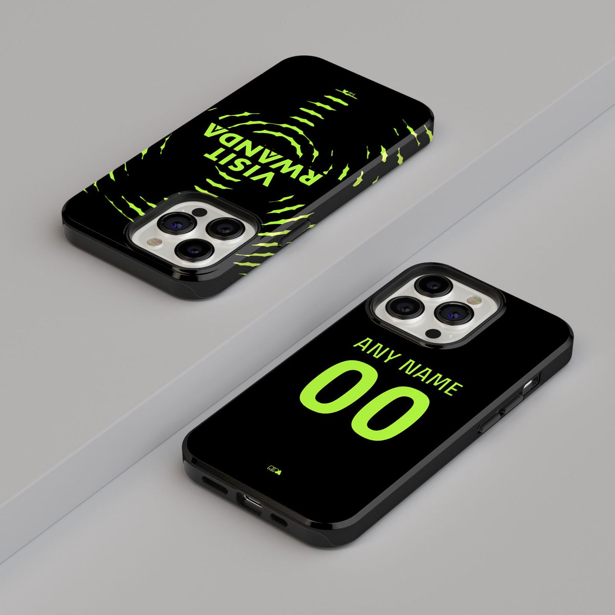 Phone case with the Atlético Madrid 2026-27 Prematch football shirt design by RIPA Football