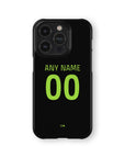 Phone case with the Atlético Madrid 2026-27 Prematch football shirt design by RIPA Football