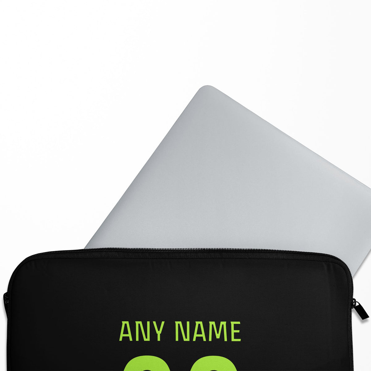 Laptop sleeve with the Atlético Madrid 2026-27 Prematch football shirt design by RIPA Football
