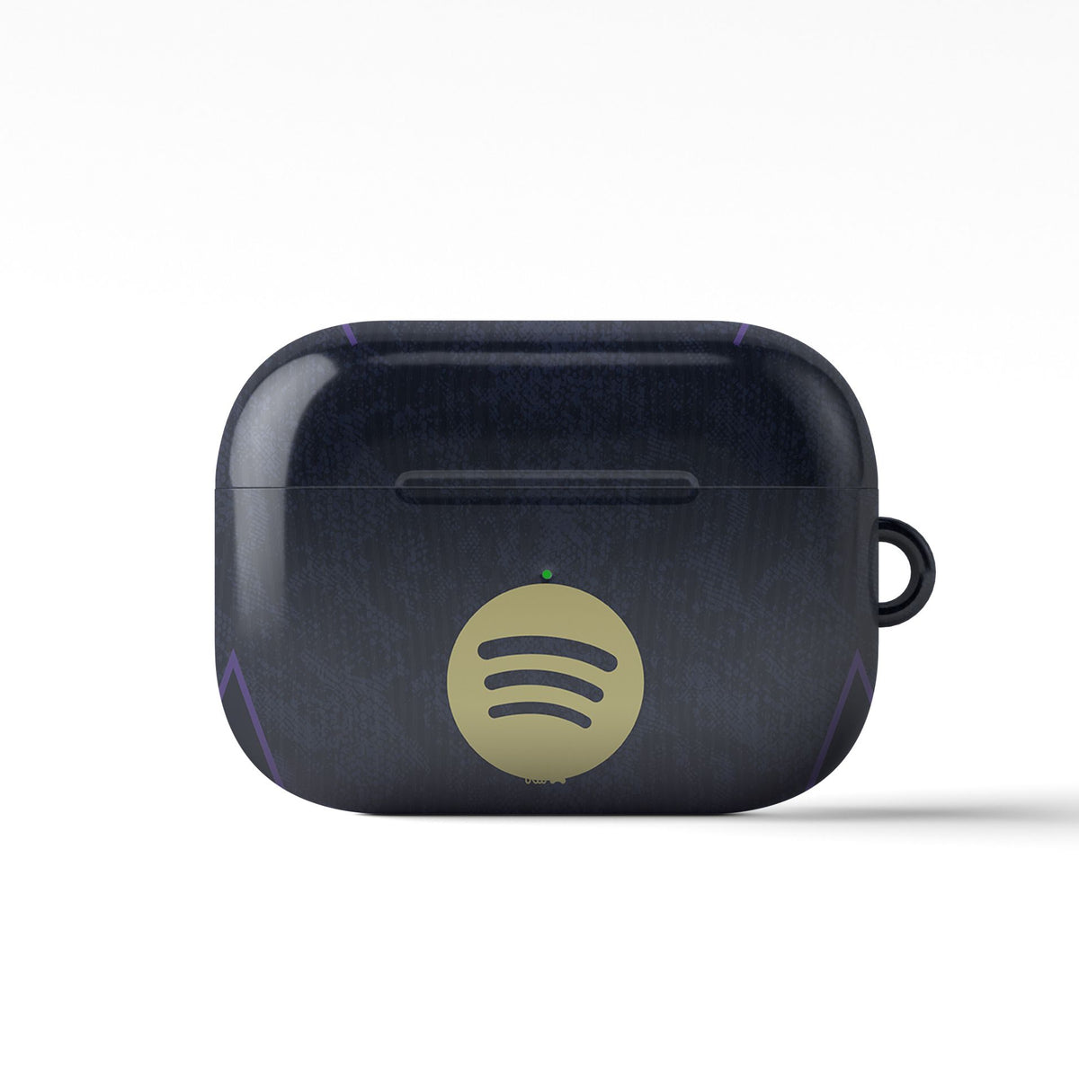 AirPods case with the Barcelona 2026-27 Away football shirt design by RIPA Football