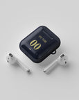 AirPods case with the Barcelona 2026-27 Away football shirt design by RIPA Football