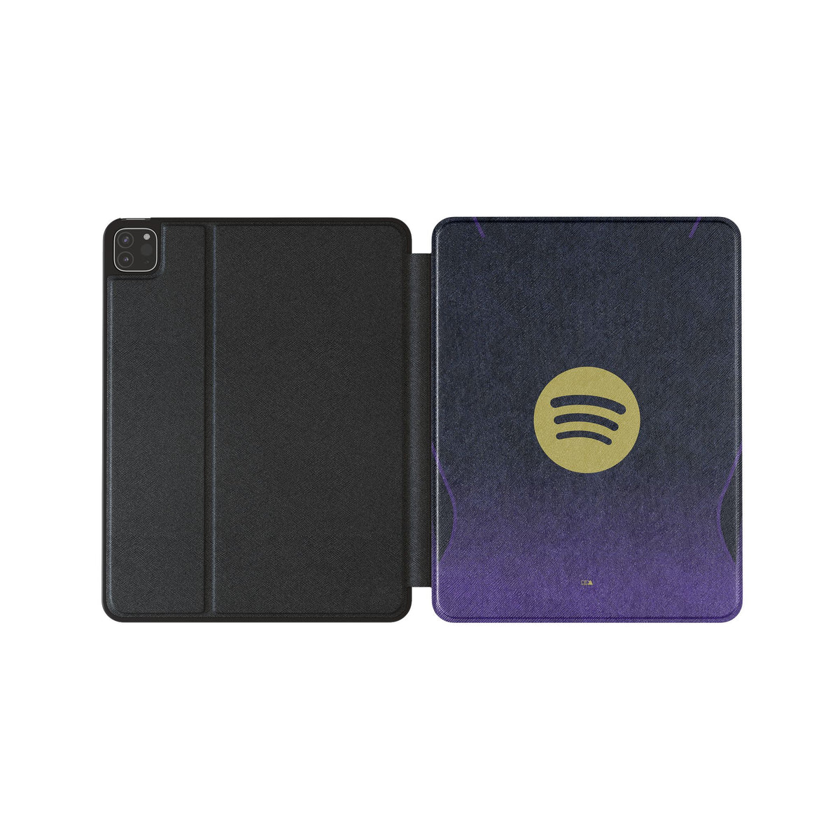 iPad case with the Barcelona 2026-27 Away football shirt design by RIPA Football