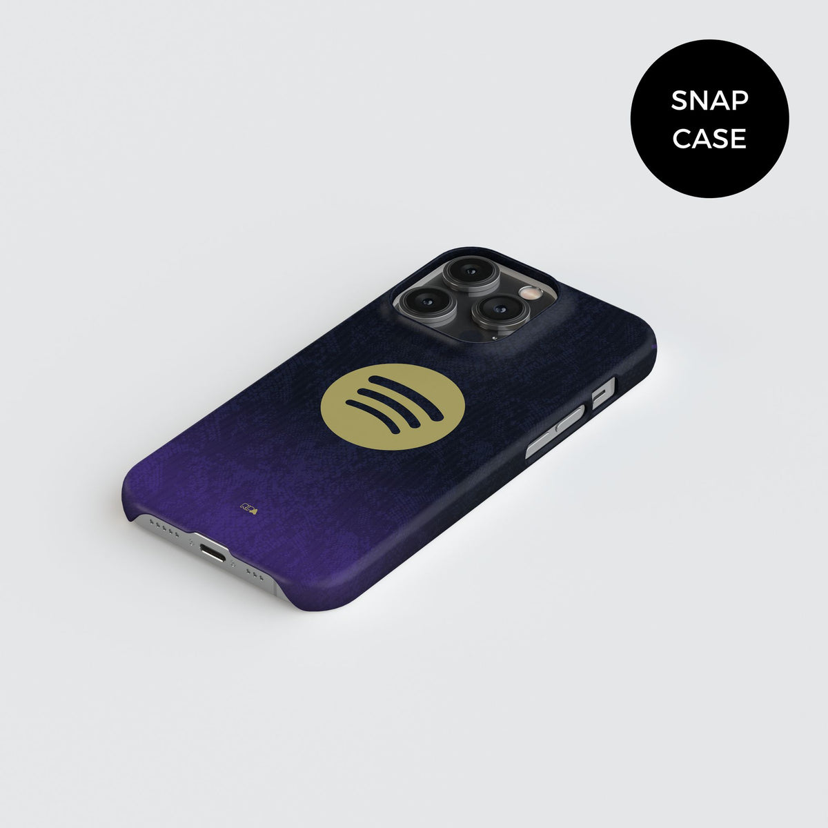 Phone case with the Barcelona 2026-27 Away football shirt design by RIPA Football