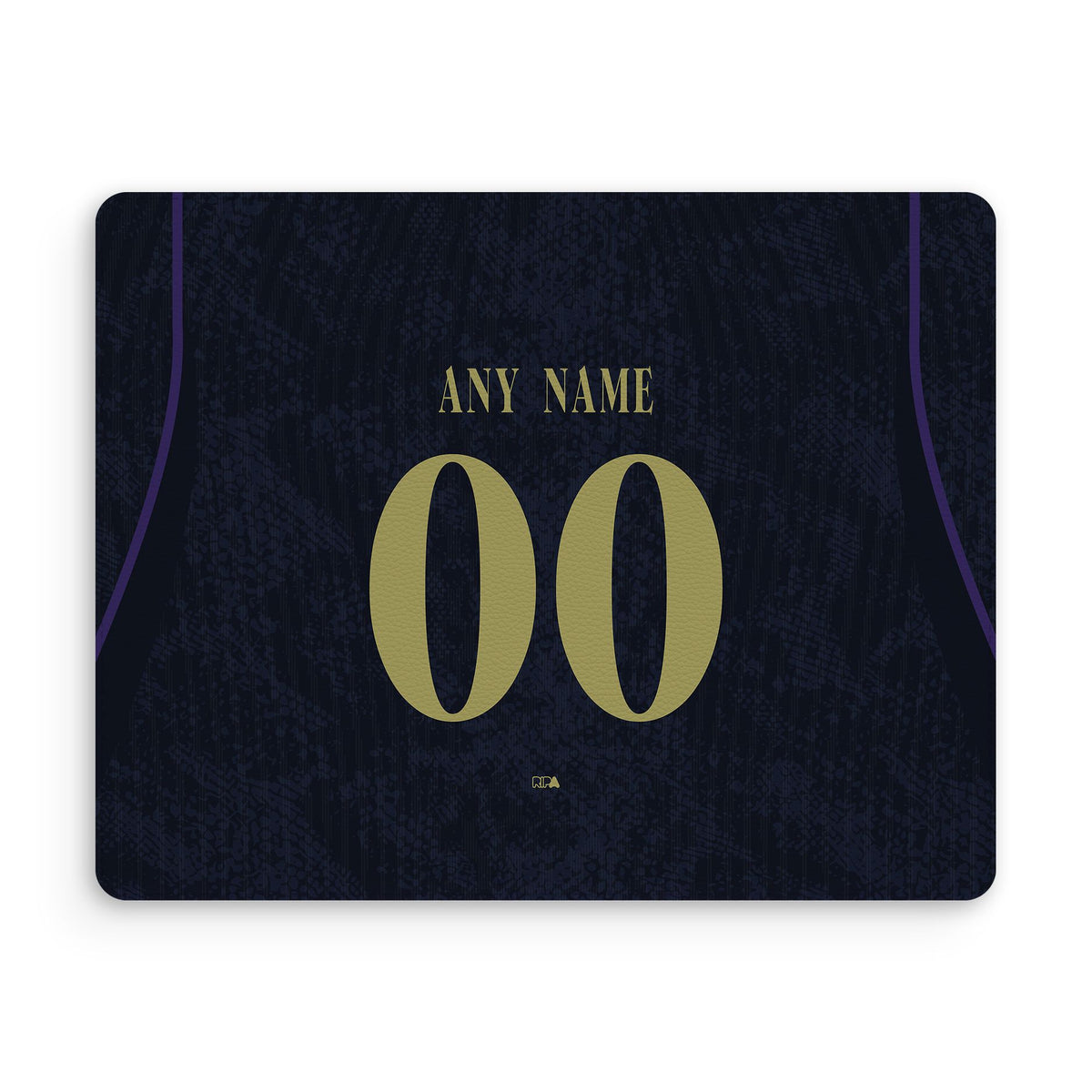 Mouse pad with the Barcelona 2026-27 Away football shirt design by RIPA Football