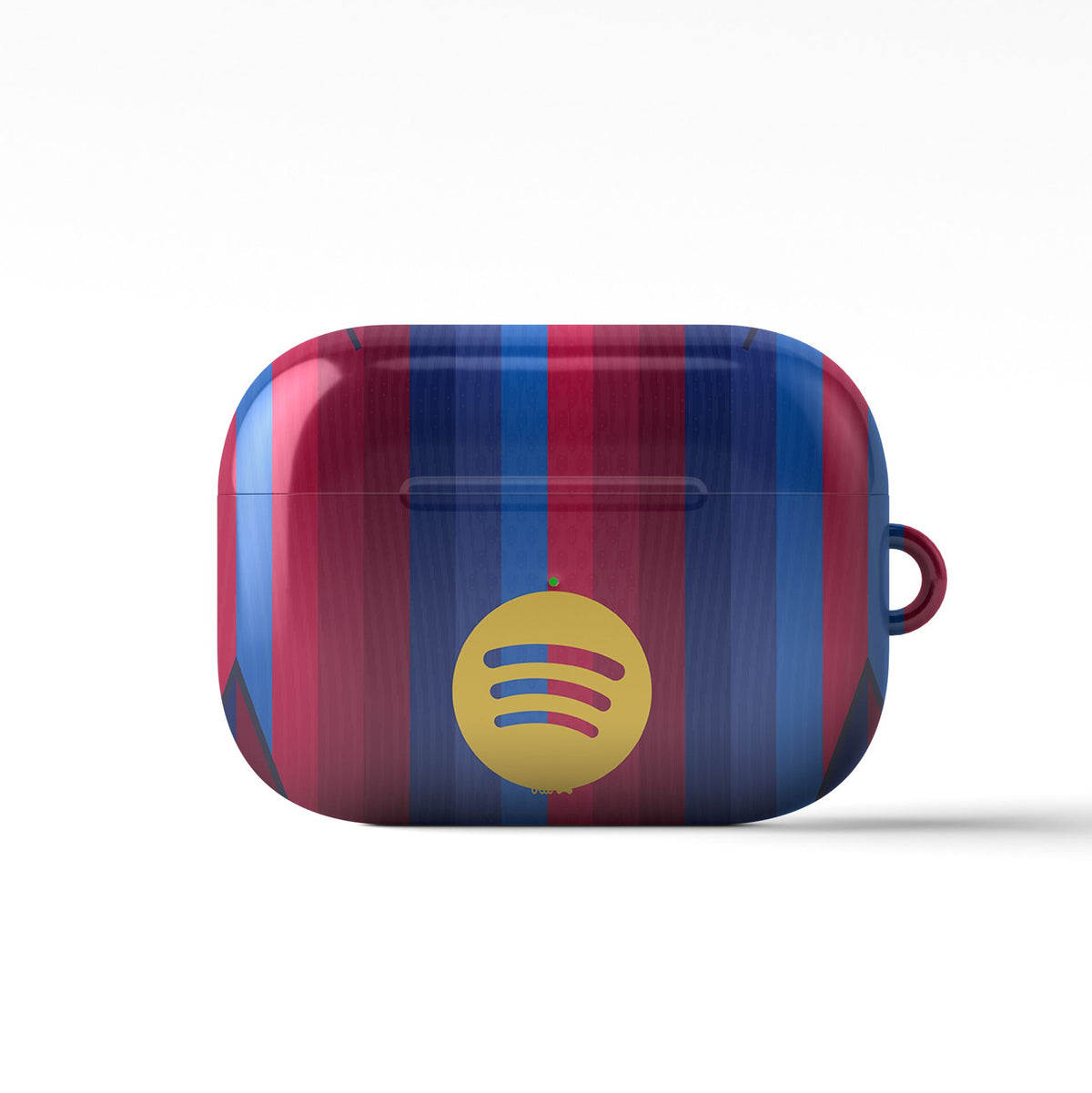 AirPods case with the Barcelona 2026-27 Home football shirt design by RIPA Football