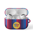 AirPods case with the Barcelona 2026-27 Home football shirt design by RIPA Football