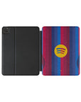 iPad case with the Barcelona 2026-27 Home football shirt design by RIPA Football