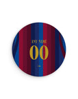 Mouse pad with the Barcelona 2026-27 Home football shirt design by RIPA Football
