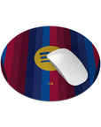 Mouse pad with the Barcelona 2026-27 Home football shirt design by RIPA Football