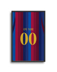 Print with the Barcelona 2026-27 Home football shirt design by RIPA Football