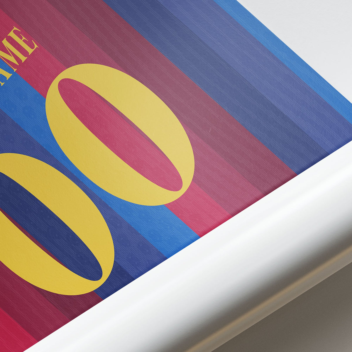 Print with the Barcelona 2026-27 Home football shirt design by RIPA Football