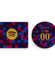 Mouse pad with the Barcelona 2026-27 Prematch football shirt design by RIPA Football