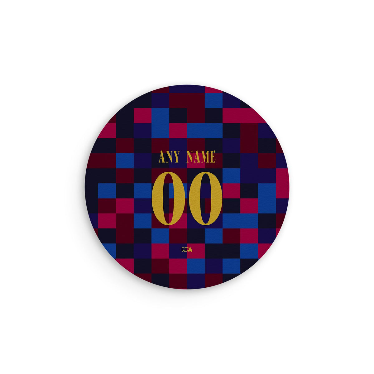 Mouse pad with the Barcelona 2026-27 Prematch football shirt design by RIPA Football